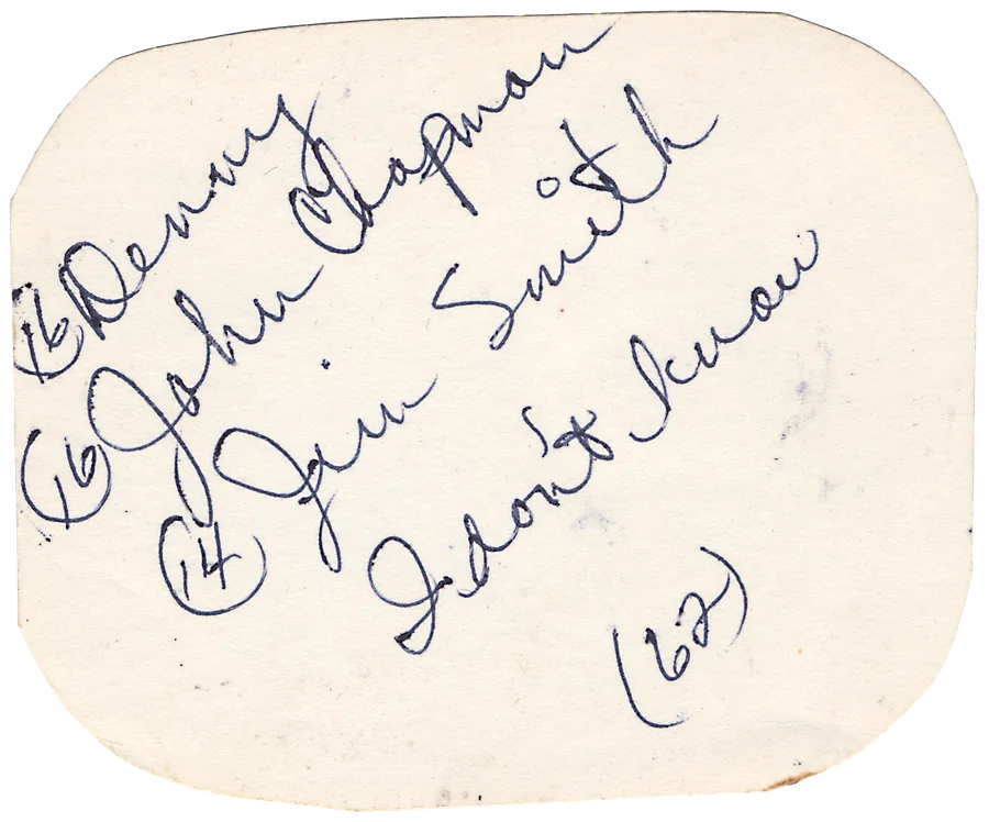 barbara’s collection, no. 15 — reverse